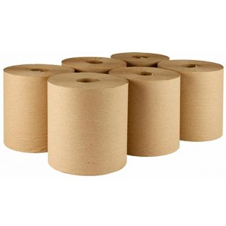 PAPEL TOALLA ECOLOGICAL INST. NATURAL X 200 MT X 2 ROLLOS